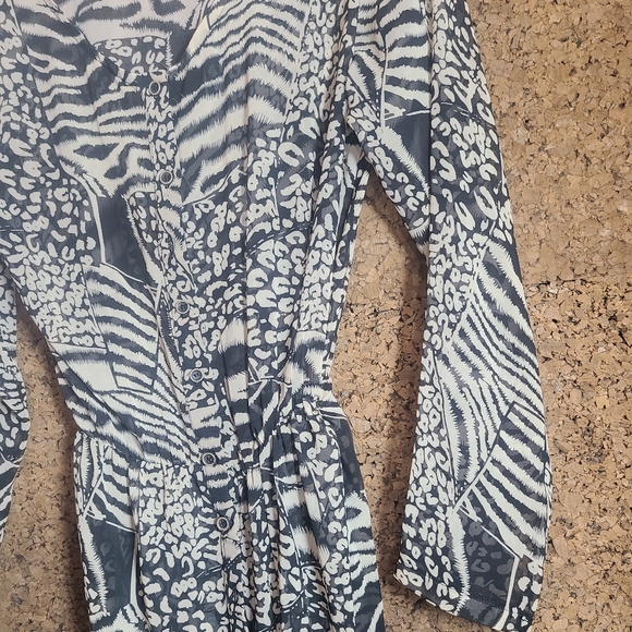 Wemen light maxi dress / cardigan - Picture 4 of 9